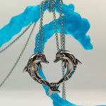 Charger l&#39;image dans la galerie, collana ciondoli delfino in argento 925 
