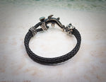 Load image into Gallery viewer, bracciale surf maori argento925
