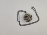 Carregar imagem no visualizador da galeria, collana PALLINA di NATALE con perle Swarovski
