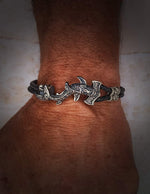 Load image into Gallery viewer, bracciale surf handmade argento 925
